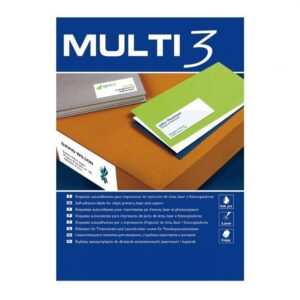 Etiquetas Adhesivas Apli Multi3/ 210 x 297mm/ 100 Hojas 8410782047148 4714 API-ETIQUETA MULTI3 210X297M