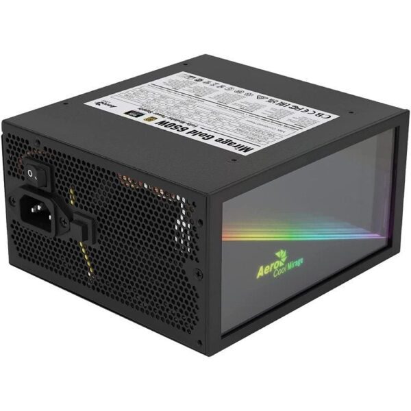 Fuente de Alimentación Aerocool Mirage Gold 650/ 650W/ Ventilador 12cm/ 80 Plus Gold - Imagen 3