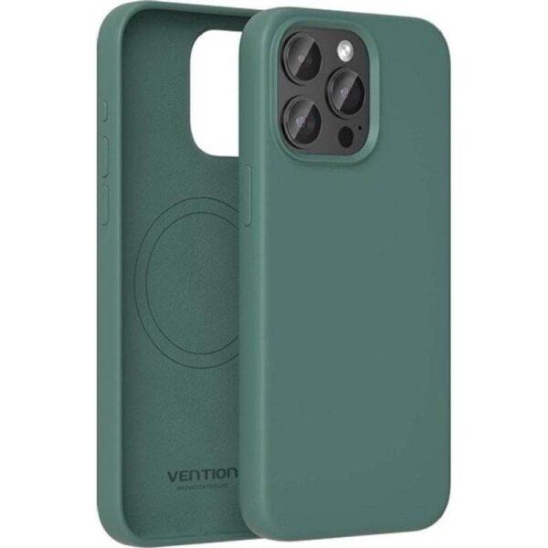 Funda Silicona con Magsafe Vention KUDG0-10/ Compatible con iPhone 13/ Verde 6922794787032 KUDG0-10 VEN-FUNDA KUDG0-10