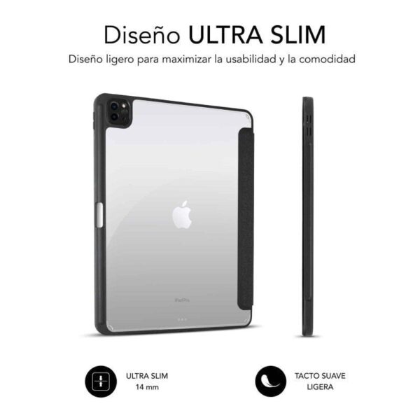 Funda Subblim Clear Shock para Tablet iPad Pro 11" 2020-2022/ Negra - Imagen 2