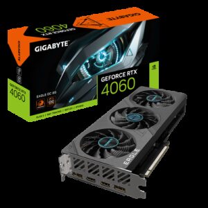 Gigabyte GeForce RTX 4060 EAGLE OC 8G NVIDIA 8 GB GDDR6 4719331313708 | P/N: GV-N4060EAGLE OC-8GD G10 | Ref. Artículo: 1370037