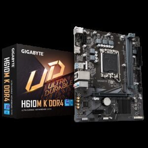 Gigabyte H610M K DDR4 1.0 placa base Intel H610 Express LGA 1700 micro ATX 4719331851675 | P/N: H610M K DDR4 G10 | Ref. Artículo: 1372960