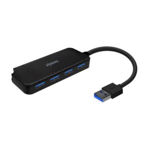 HUB AISENS USB 3.0 TIPO A/M-4XTIPO A/H NEGRO 15CM 8436574708592 A106-0713