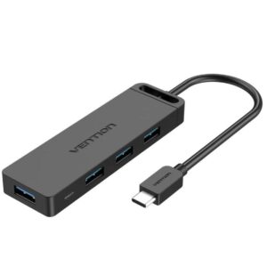 Hub USB Tipo-C Vention TGKBD/ 4xUSB/ 1xMicroUSB PD/ 50cm 6922794746749 TGKBD VEN-HUB TGKBD