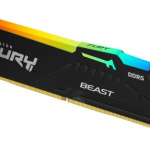 Kingston Technology FURY Beast RGB módulo de memoria 16 GB 1 x 16 GB DDR5 ECC 0740617342956 | P/N: KF560C30BBEA-16 | Ref. Artículo: 1377902