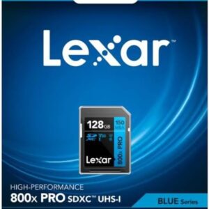 LEXAR 128GB PROFESSIONAL 800X PRO SDXC UHS-I CARDS