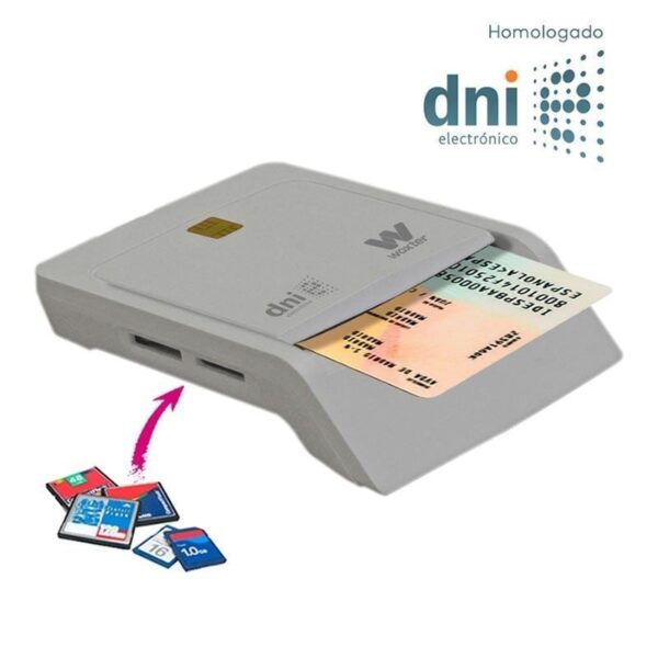 Lector de DNI y Tarjetas Woxter PE26-147/ Blanco/ USB 2.0 8435089027877 PE26-147 WOX-DNI PE26-147