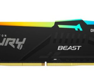 MEMORIA KINGSTON FURY BEAST RGB DDR5 16GB 5200MHZ  CL40  KF5 0740617328639 | P/N: KF552C40BBA-16 | Ref. Artículo: 1357832