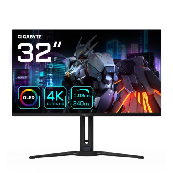 MONITOR GAMING AORUS FO32U 2 32" 3840x2160 UHD 4719331858117 20VM0-FO32U2BA-1EKR