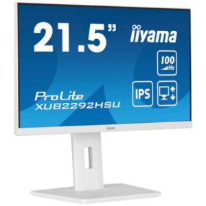 MONITOR IIYAMA 21.5"/1920 x 1080/100Hz /2.1MPX/250CD/FHD/16:9/HDMI/IPSLED/BLANCO 4948570123322 | P/N: XUB2292HSU-W6 | Ref. Artículo: 1374277