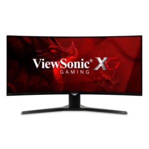 MONITOR VIEWSONIC 34" 21:9 3440X1440 1500R CURVE 144HZ 1MS 2 HDMI 2 DDP SPK REGU 0766907011494 VX3418-2KPC