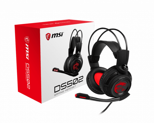 MSI DS502 Auriculares Diadema Negro