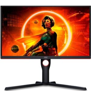 Monitor Gaming AOC 25G3ZM/BK 24.5"/ Full HD/ 0.5ms/ 240Hz/ VA/ Regulable en altura/ Negro y Rojo 4038986140911 25G3ZM/BK AOC-M 25G3ZM BK