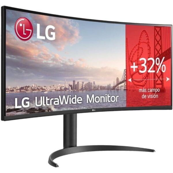 Monitor Profesional Ultrapanorámico Curvo LG 34WR55QK-B 34"/ WQHD/ Regulable en altura/ Negro 8806096235386 34WR55QK-B LG-M 34WR55QK-B