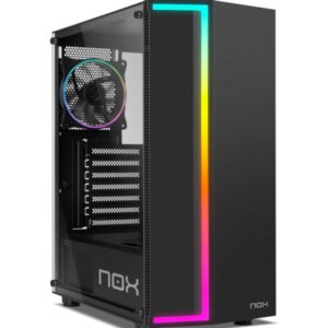 NOX CAJA ATX INFINITY GAMMA. SEMITORRE. ARGB RAINBOW. LATERAL CRISTAL TEMPLADO 8436587974021 | P/N: NXINFTYGAMMA | Ref. Artículo: 1365718