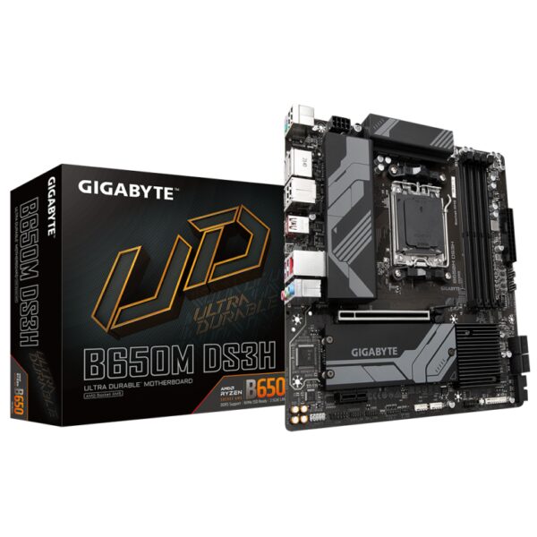 PLACA BASE GIGABYTE B650M DS3H AM5 MATX 4XDDR5 4719331849825 B650M DS3H 1.0