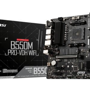 PLACA BASE MSI B550M PRO-VDH WIFI AM4 MATX 4XDDR4 4719072733698 911-7C95-008