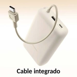 POWERBANK XIAOMI 33W 20000mAh INTEGRATE CABLE 6941812792155 P/N: BHR8851GL | Ref. Artículo: POWERBANK33W2000MAH