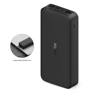 POWERBANK XIAOMI REDMI 18W FAST CHARGE POWER BANK 20000MAH BLACK 6934177716874 P/N: VXN4304GL | Ref. Artículo: VXN4304GL