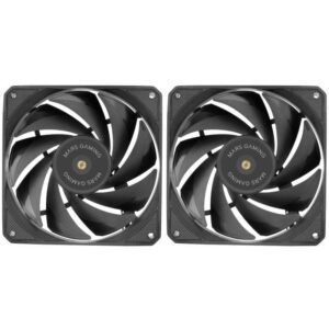 Pack 2 Ventiladores Mars Gaming MF-NCLX2/ 12cm 8435693106555 MFNCLX2 TAC-REF MF-NCLX2 BK