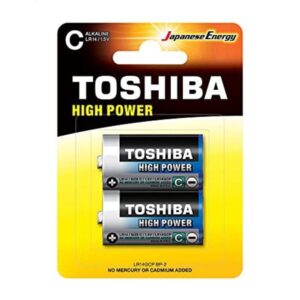 Pack de 2 Pilas C 2 Toshiba LR14/ 1.5V/ Alcalinas 4904530592522 LR14GCP BP-2 TOS-PILA LR14GCP BP-2