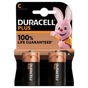 Pack de 2 Pilas C Duracell  LR14/ 1.5V/ Alcalinas 5000394141827 LR14/MN1400 DRC-PILA LR14 2U