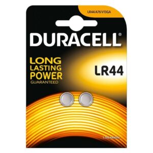 Pack de 2 Pilas de Botón Duracell LR44/ 1.5V/ Alcalinas 5000394504424 LR44 DRC-PILA LR44