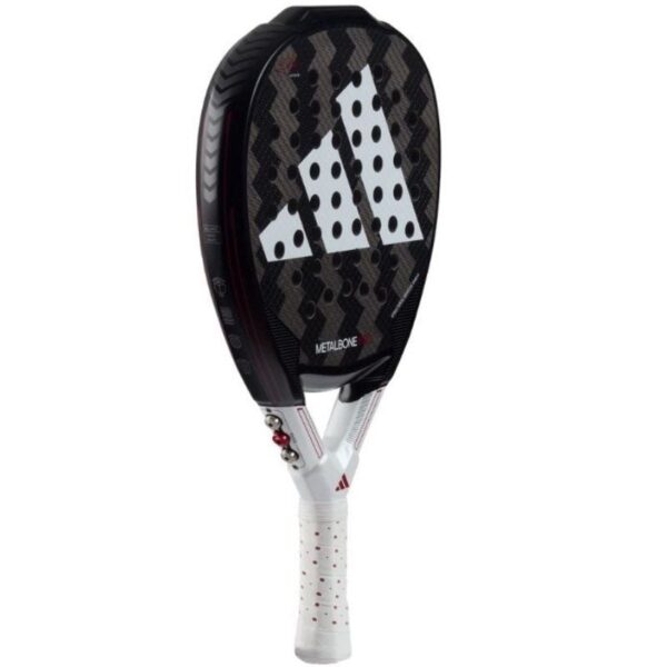 Pala de Pádel Adidas Metalbone HRD+ 2024/ Negra y Blanca (Ale Galan) - Imagen 3