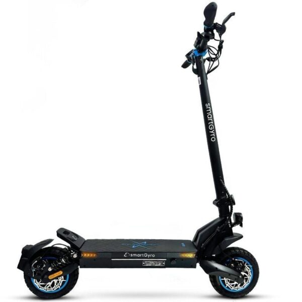 Patinete Eléctrico SmartGyro CrossOver Dual Max Certificado/ Motor 1000W/ Ruedas 10"/ 25km/h/ Autonomía 60km/ Negro - Imagen 4