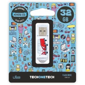 Pendrive 32GB Tech One Tech Camper VAN-VAN USB 2.0 8436546592136 TEC4004-32 TOT-CAMPER VAN-VAN 32GB