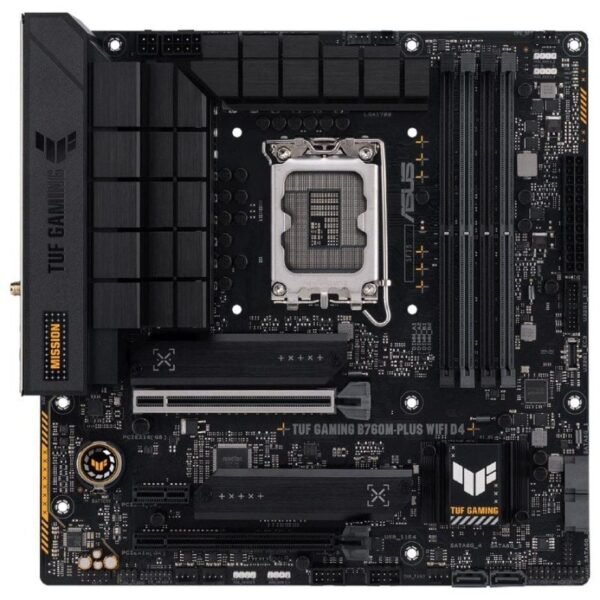 Placa Base Asus TUF GAMING B760M-PLUS WIFI D4/ Socket 1700/ Micro ATX - Imagen 2