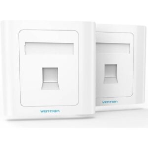 Placa de Pared Tipo 86 Vention IFAW0/ 1 Puerto RJ45 6922794743182 IFAW0 VEN-PLUG IFAW0