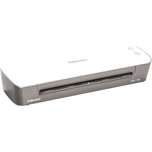 Plastificadora Fellowes Ion A4 4560001/ hasta A4 y 80-125 Micras/ Blanca y Gris - Imagen 4