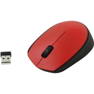 RATON LOGITECH M171 INALAMBRICO ROJO/NEGRO 5099206062870 P/N: 910-004641 | Ref. Artículo: LRM171NR