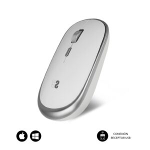 RATON SUBBLIM WIRELESS MINI MOUSE SILVER 8436586741976 SUBMO-RFM0001