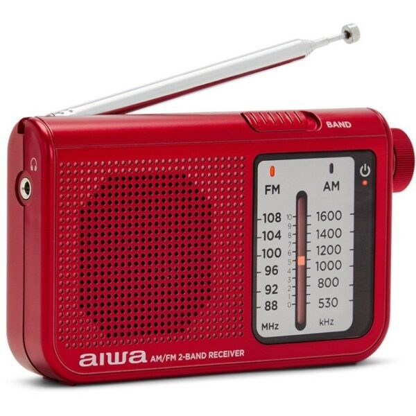 Radio Portátil Aiwa RS-55RD/ Rojo - Imagen 2