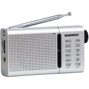 Radio Portátil Daewoo DW1037/ Plateada 8436533798336 DW1037 DAE-RADIO DW1037