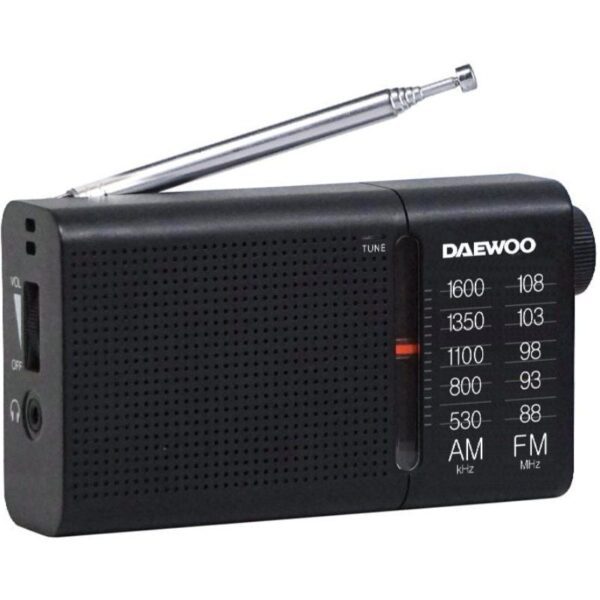 Radio Portátil Daewoo DW1119/ Negra 8436533798411 DW1119 DAE-RADIO DW1119