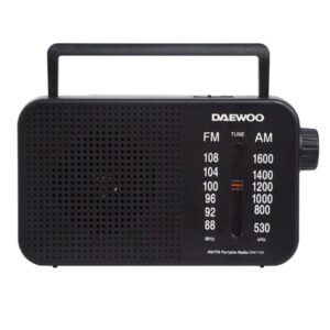 Radio Portátil Daewoo DW1123/ Negra 8436533798428 DW1123 DAE-RADIO DW1123