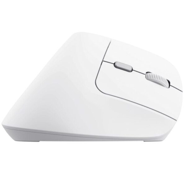 Ratón Ergonómico Inalámbrico Trust Bayo II/ Batería recargable/ Hasta 2400 DPI/ Blanco - Imagen 4