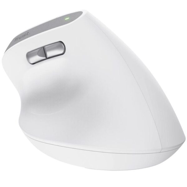 Ratón Ergonómico Inalámbrico Trust Bayo II/ Batería recargable/ Hasta 2400 DPI/ Blanco - Imagen 5