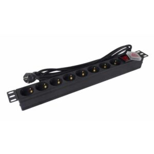 Regleta con Interruptor Phasak BNS 1520/ 8 Tomas de Corriente/ Cable 3m/ Negro 5605922051229 BNS 1520 PHK-REGLETA BNS 1520