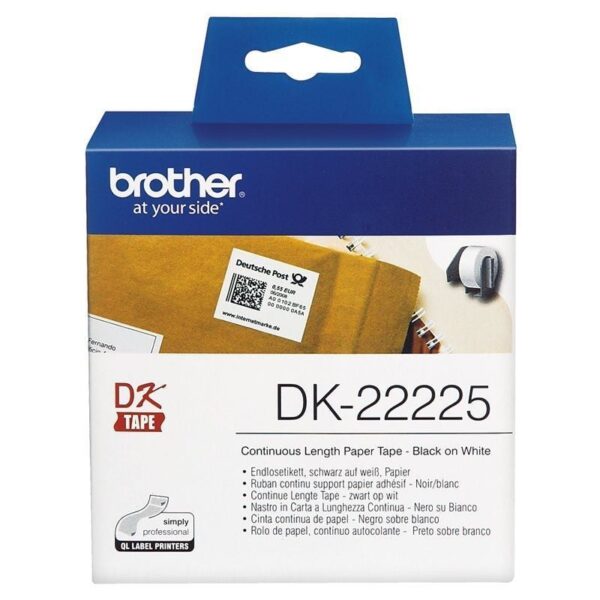 Rollo de Papel Continuo Original Brother DK-22225 4977766667548 DK22225 BRO-C DK22225