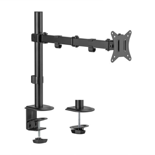 SOPORTE MONITOR AISENS MESA GIRATORIO E INCLINABLE MONITOR/TV 9KG 17"-32" NEGRO 8436574708547 DT32TSR-147