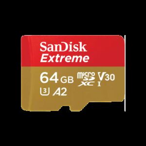 SanDisk Extreme 64 GB MicroSDXC UHS-I Clase 10 0619659193409 | P/N: SDSQXAH-064G-GN6MA | Ref. Artículo: 1358317