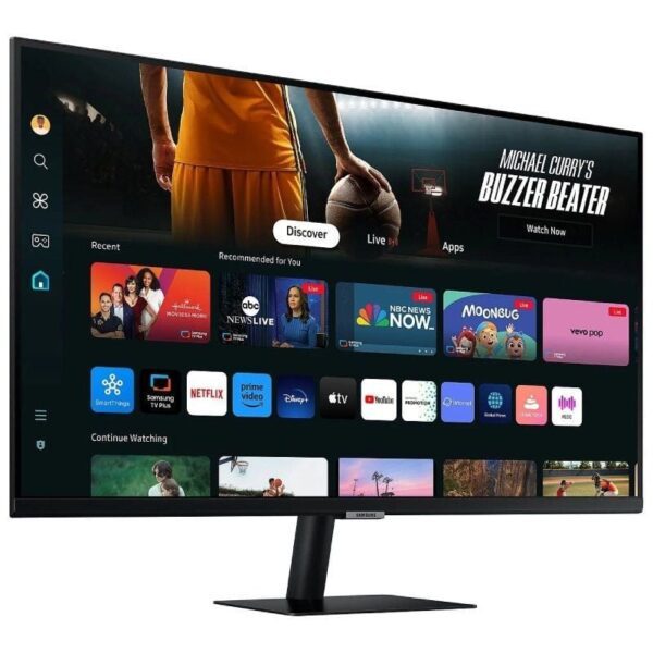 Smart Monitor Samsung M7 S32DM700UU 32"/ 4K/ Smart TV/ Multimedia/ Negro - Imagen 2