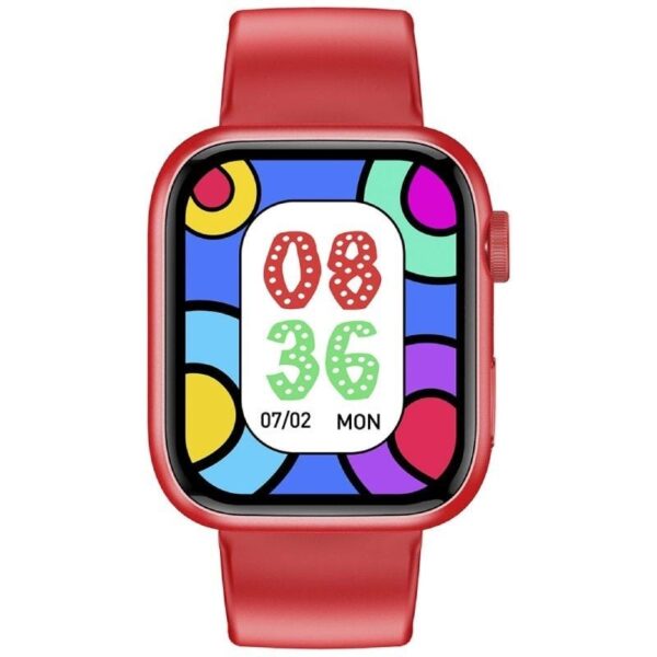 Smartwatch Forever IGo Watch 3 JW-500/ Notificaciones/ Frecuencia Cardíaca/ Rojo - Imagen 2