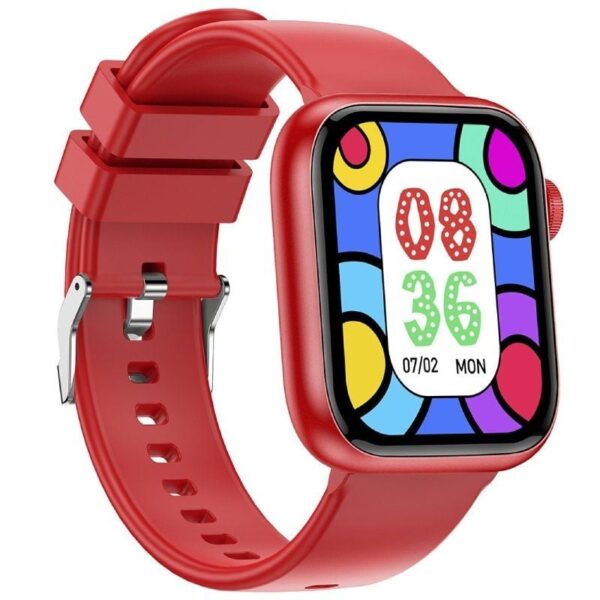 Smartwatch Forever IGo Watch 3 JW-500/ Notificaciones/ Frecuencia Cardíaca/ Rojo - Imagen 3