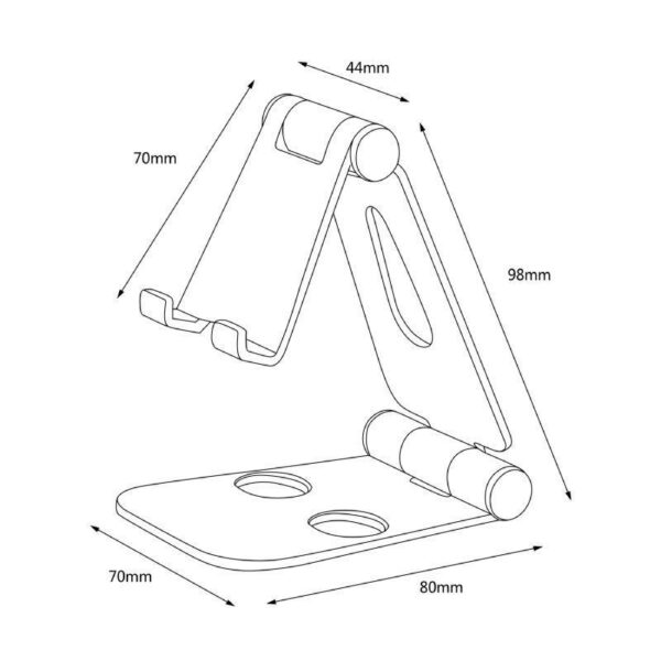 Soporte para Smartphone/Tablet Aisens MS2PM-088/ Gris - Imagen 5