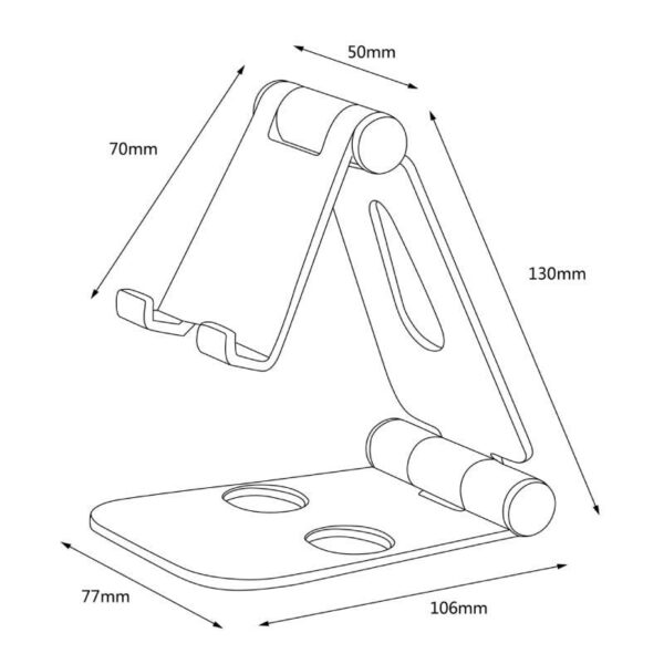 Soporte para Smartphone/Tablet Aisens MS2PXL-094/ Gris - Imagen 5